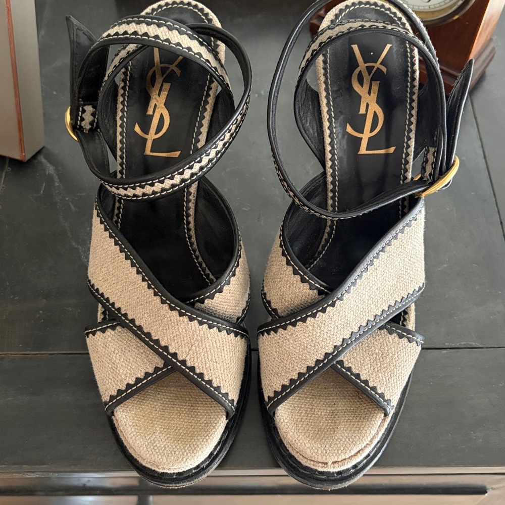YSL vintage platforms